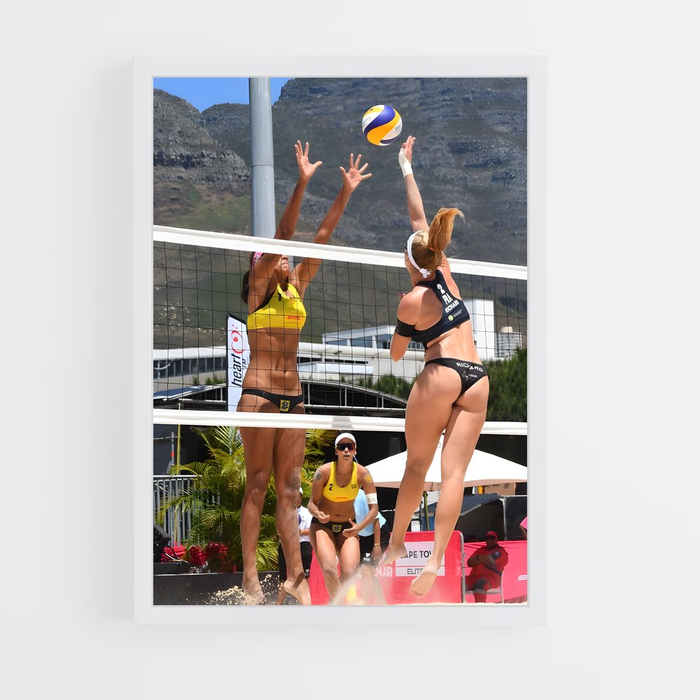 ap-olympic beach volleyball tournament-5 cadre Blanc