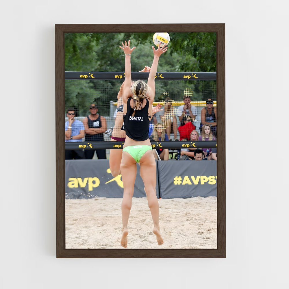 ap-olympic beach volleyball tournament-9 cadre Bois foncé