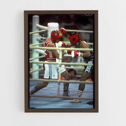 ap-olympic boxing-3 cadre Bois foncé