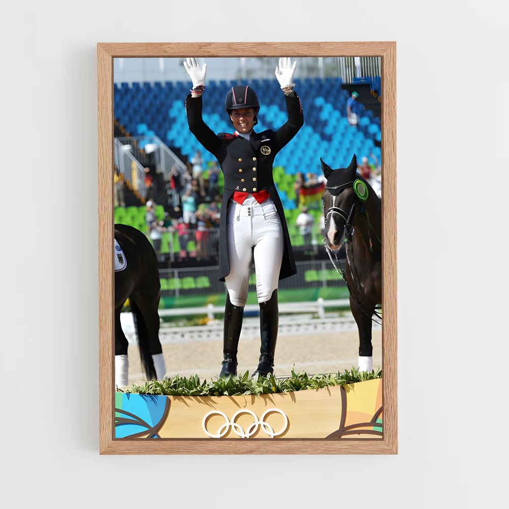 ap-olympic games equestrian-1 cadre Bois clair