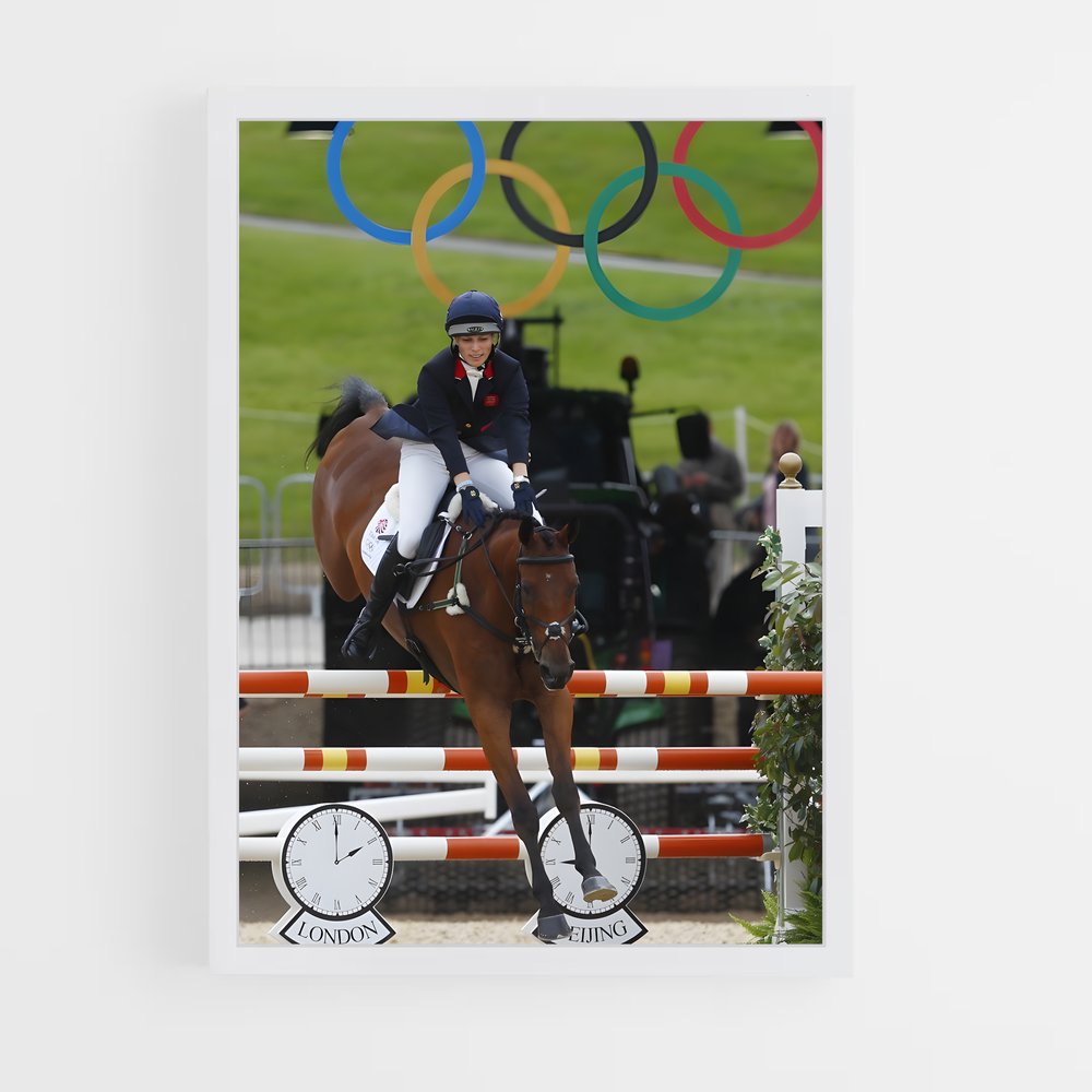 ap-olympic games equestrian-2 cadre Blanc
