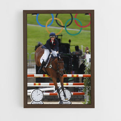 ap-olympic games equestrian-2 cadre Bois foncé