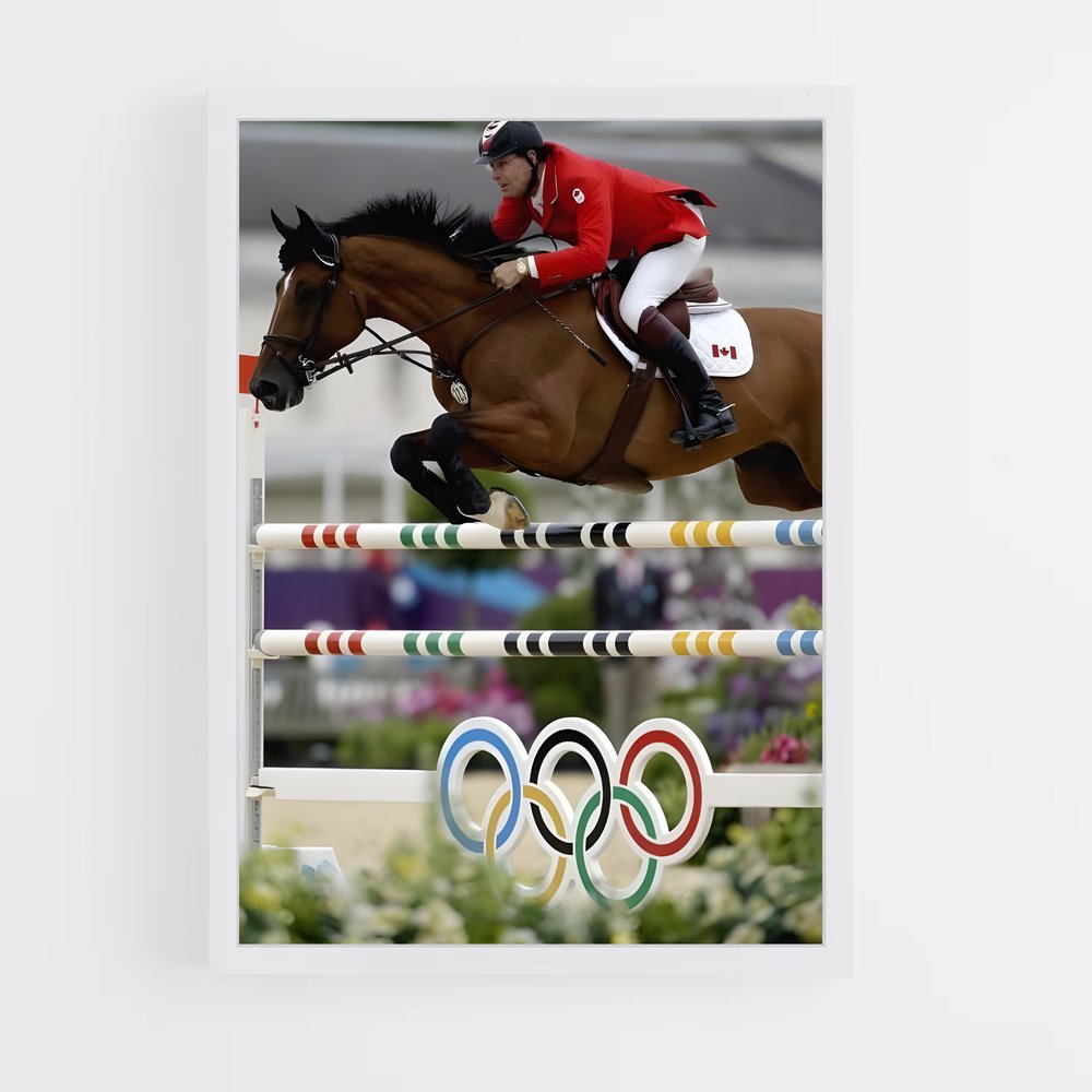 ap-olympic games equestrian-3 cadre Blanc