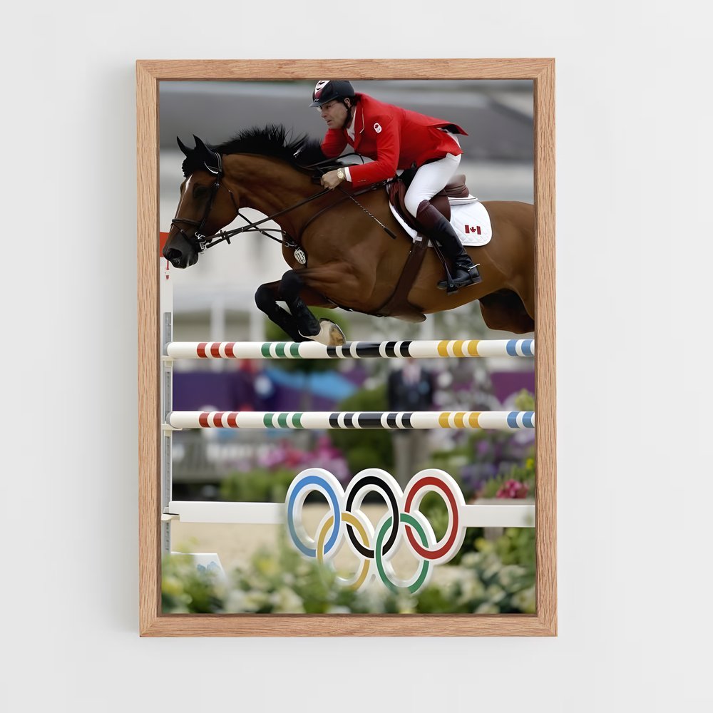 ap-olympic games equestrian-3 cadre Bois clair