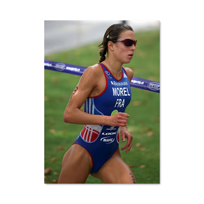 Poster Triathlon en Action