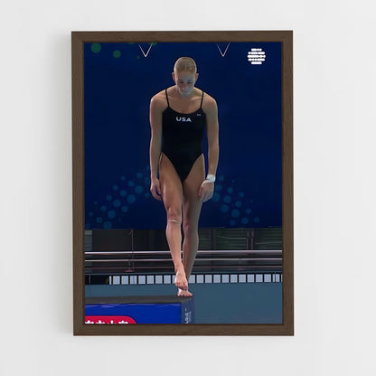 ap-olympics diving-1 cadre Bois foncé