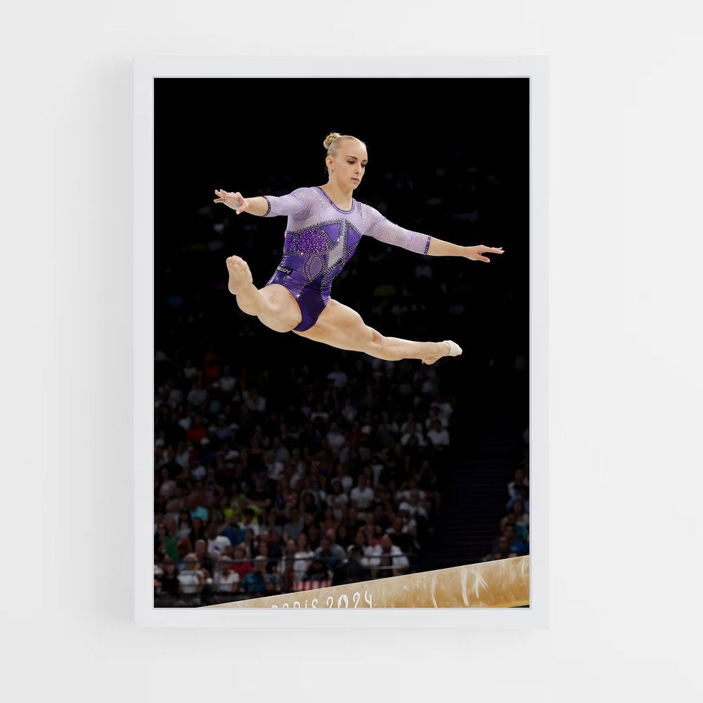 ap-olympics gymnastics-5 cadre Blanc