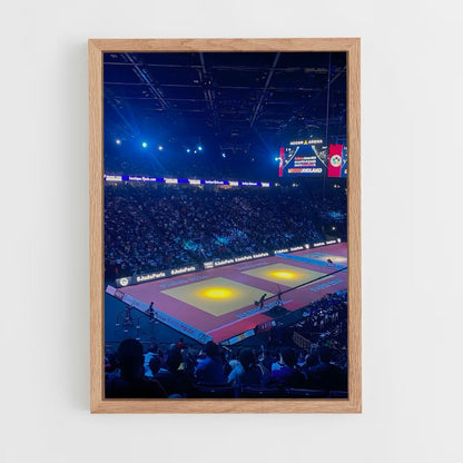 ap-olympics judo-1 cadre Bois clair