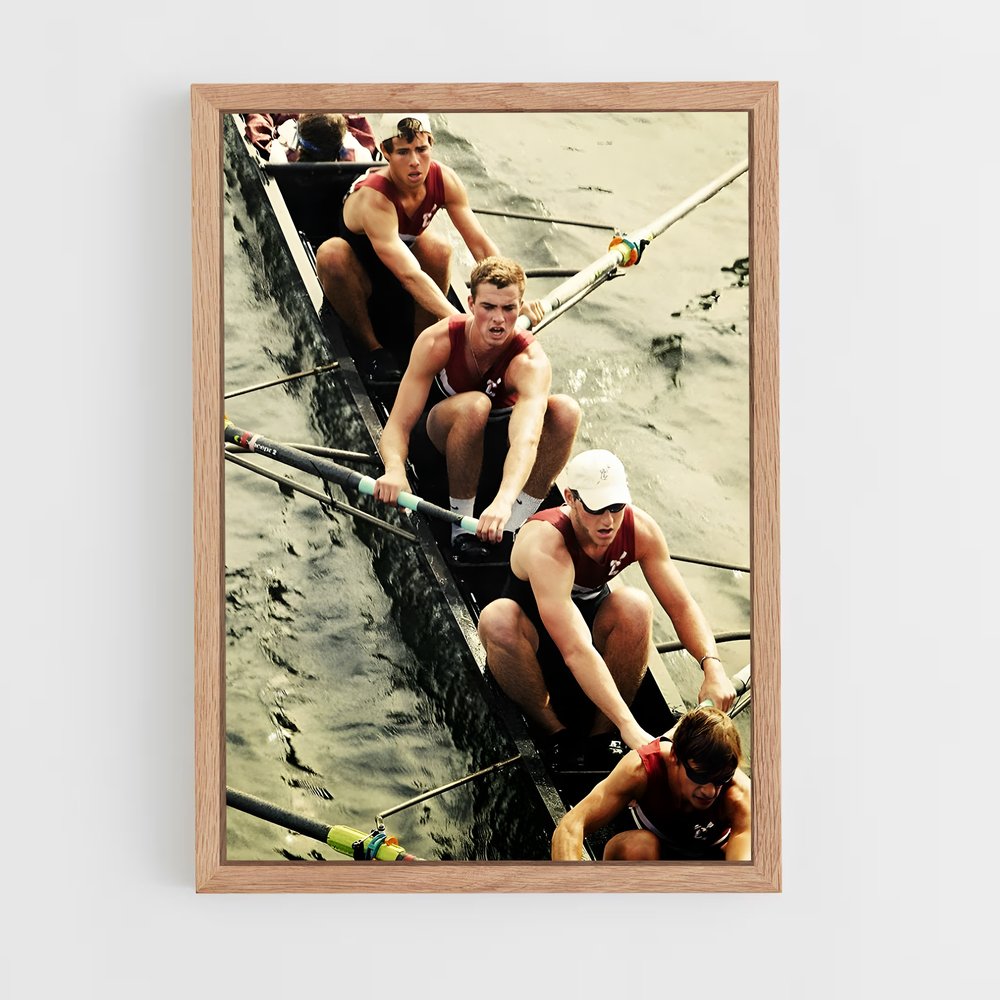 ap-olympics rowing-3 cadre Bois clair