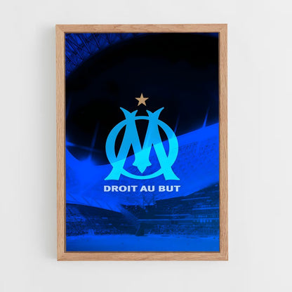 ap-olympique de marseille-9 cadre Bois clair
