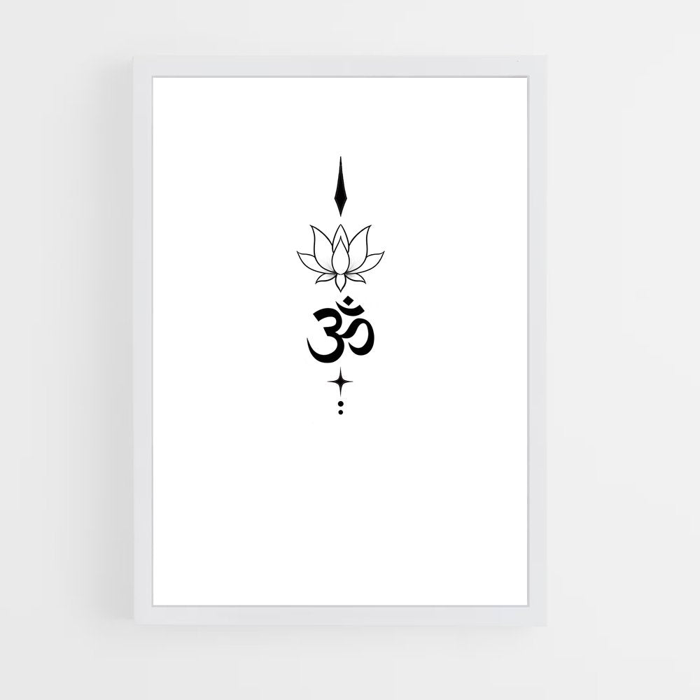 ap-om symbol-1 cadre Blanc