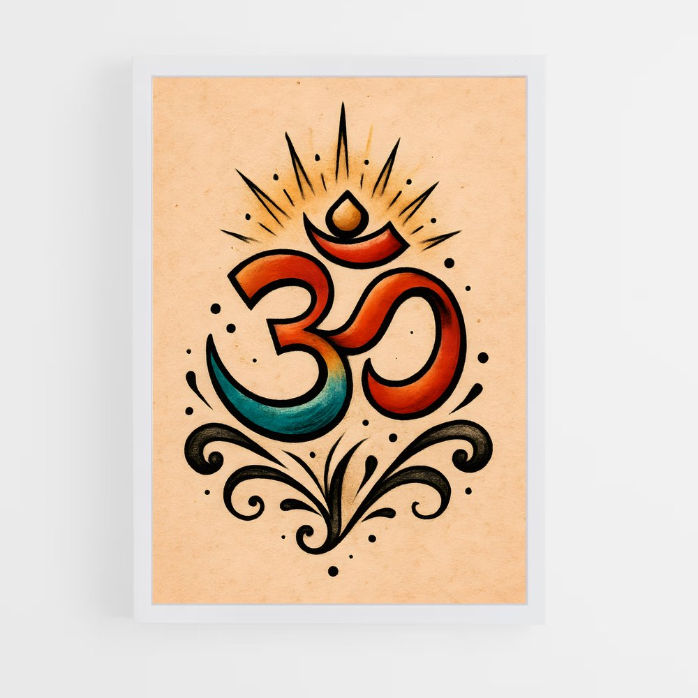 ap-om symbol-2 cadre Blanc