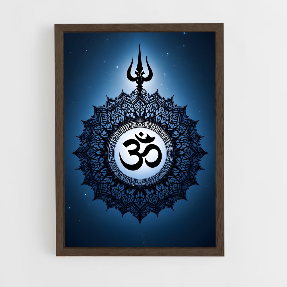 ap-om symbol-5 cadre Bois foncé