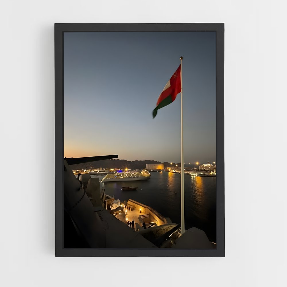 ap-oman flag-1 cadre Noir