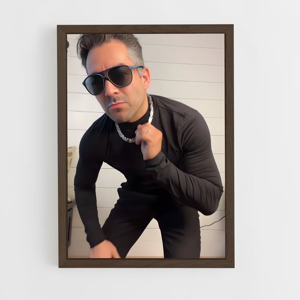 ap-omar chaparro-8 cadre Bois foncé
