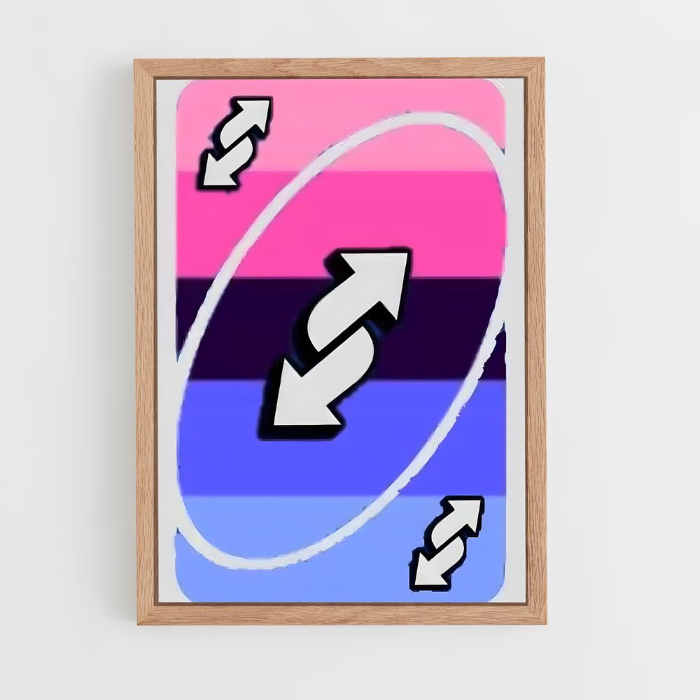ap-omnisexual flag-1 cadre Bois clair