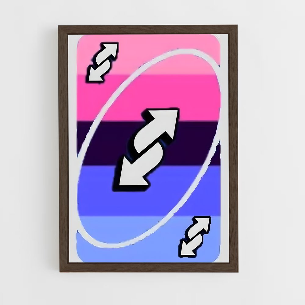 ap-omnisexual flag-1 cadre Bois foncé