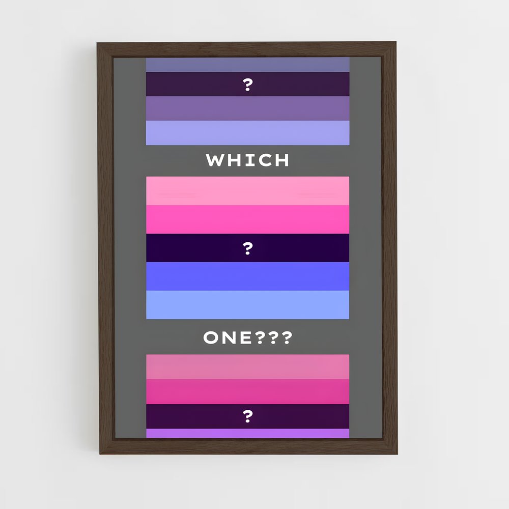 ap-omnisexual flag-2 cadre Bois foncé