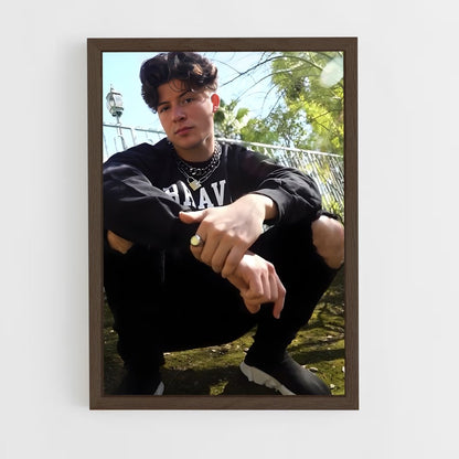 ap-ondreaz lopez-5 cadre Bois foncé