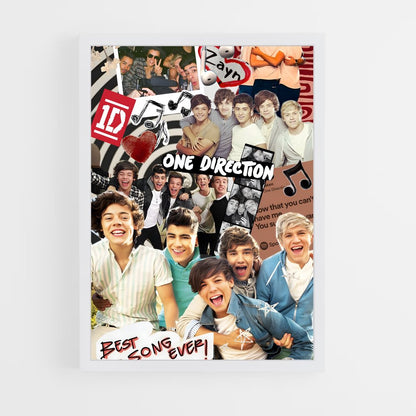 ap-one direction-1 cadre Blanc
