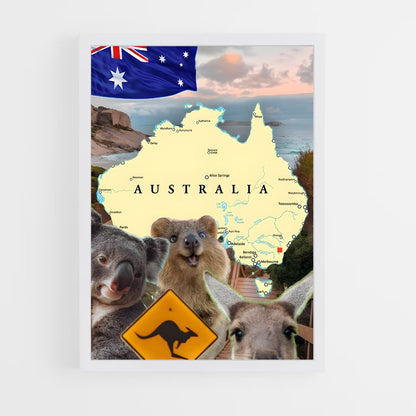 ap-one nation australia-1 cadre Blanc