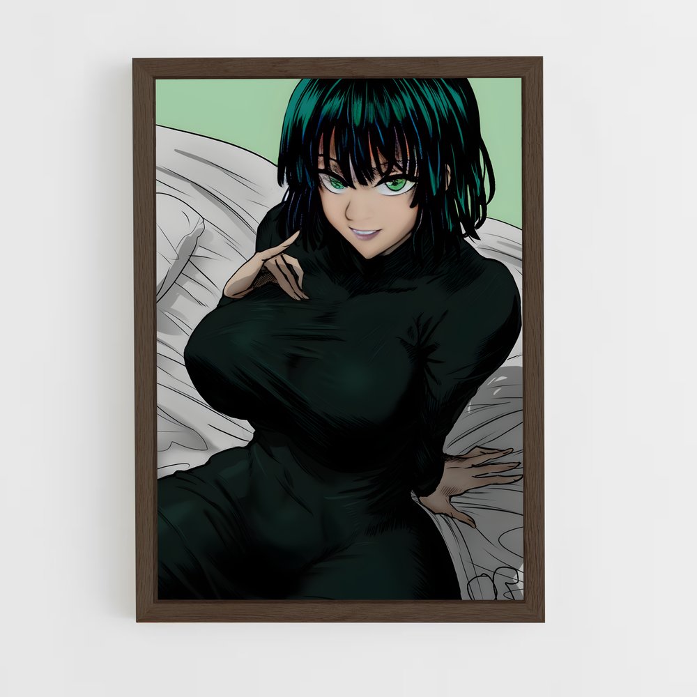 ap-one punch man-1 cadre Bois foncé