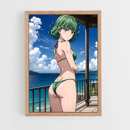 ap-one punch man-3 cadre Bois clair
