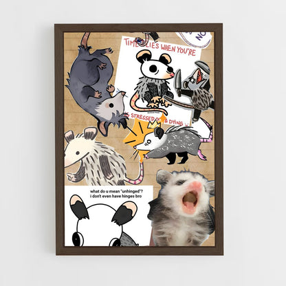 ap-opossum-4 cadre Bois foncé