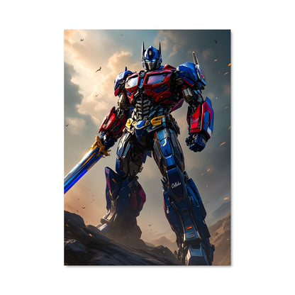 Poster Optimus Prime: Leader des Autobots