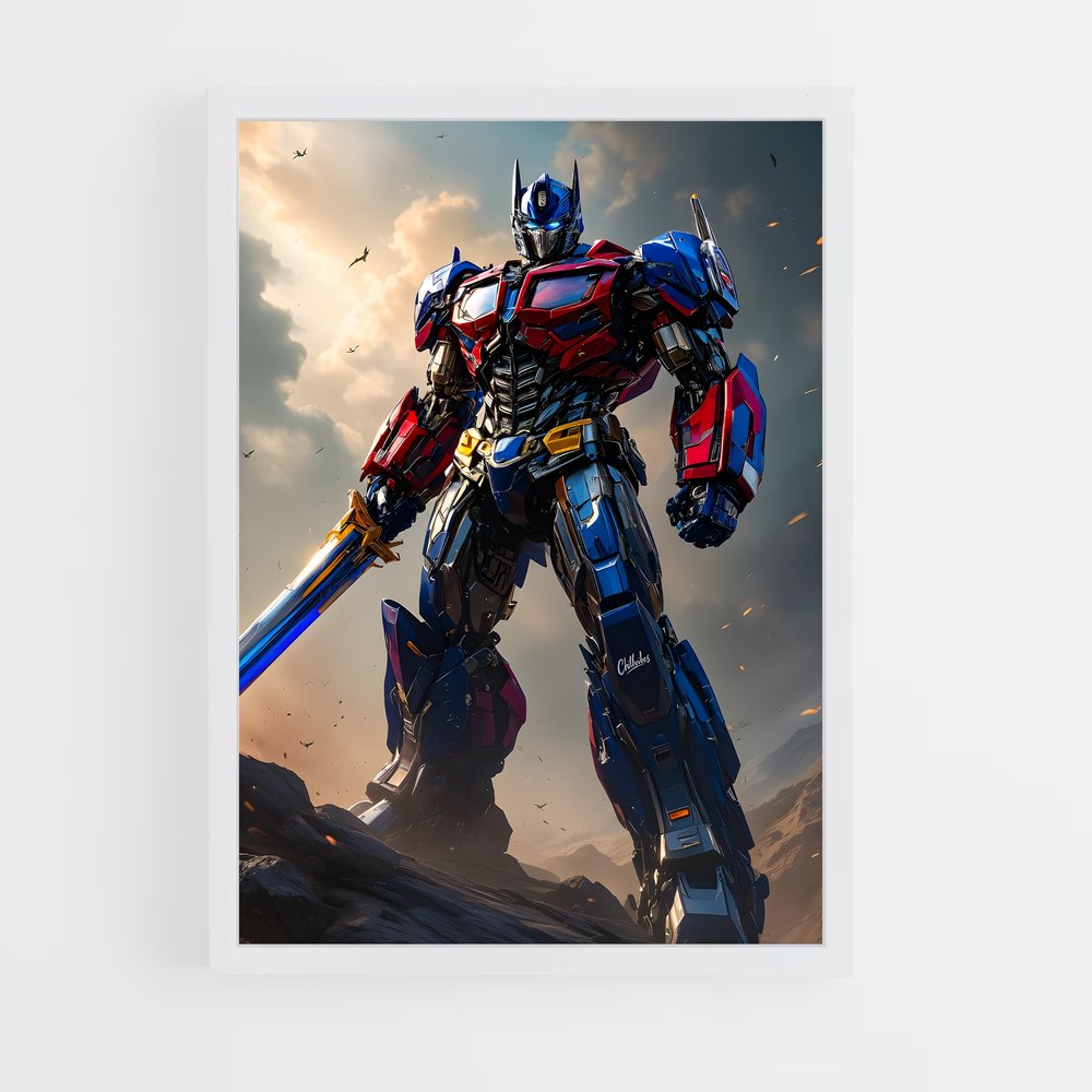 ap-optimus prime-1 cadre Blanc