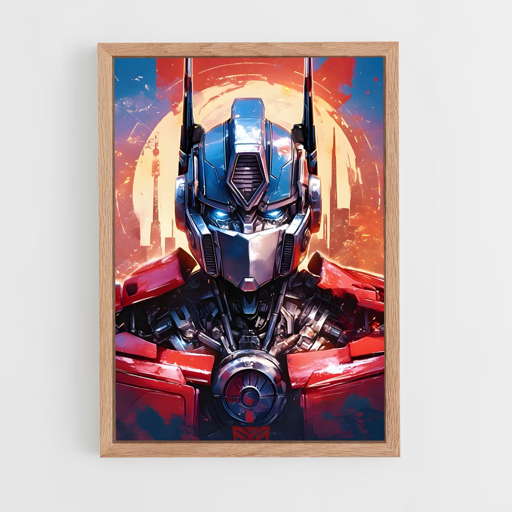 ap-optimus prime-3 cadre Bois clair