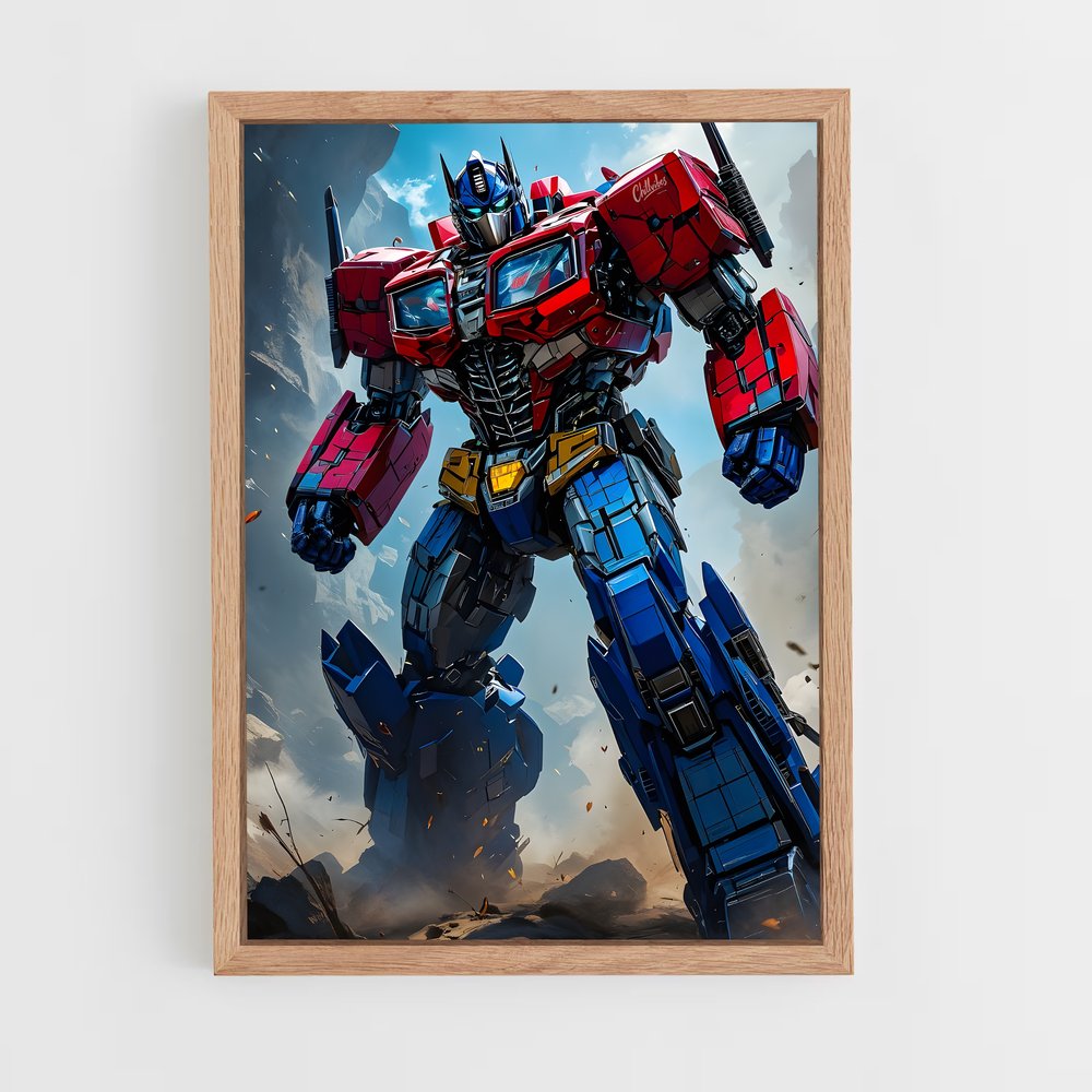 ap-optimus prime-7 cadre Bois clair