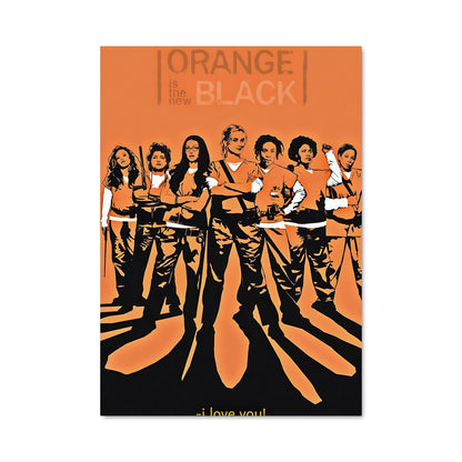 Poster Orange est le nouveau noir