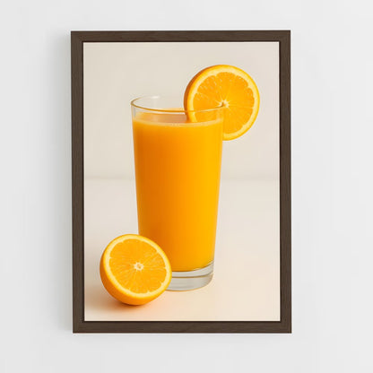 ap-orange juice-1 cadre Bois foncé