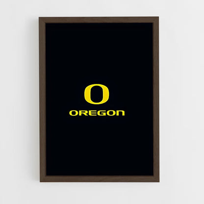 ap-oregon ducks-10 cadre Bois foncé