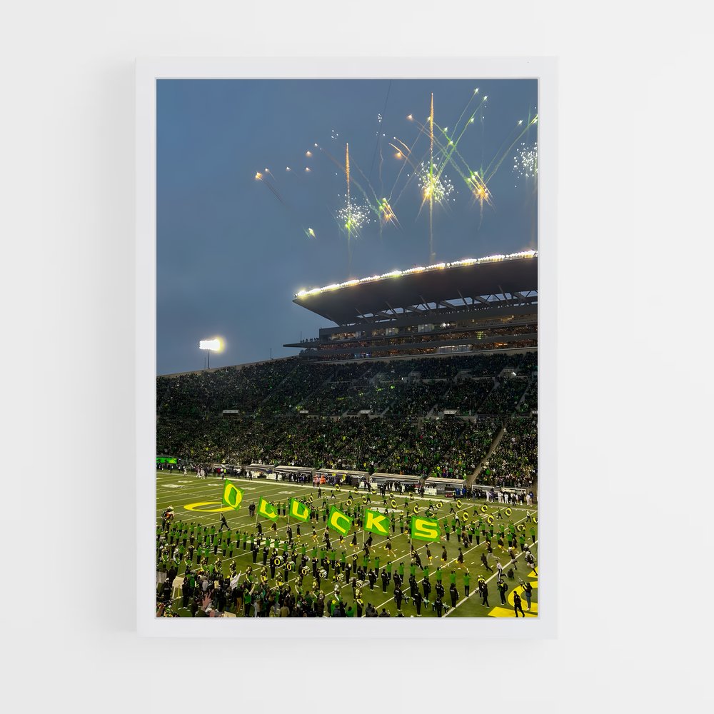 ap-oregon ducks-3 cadre Blanc
