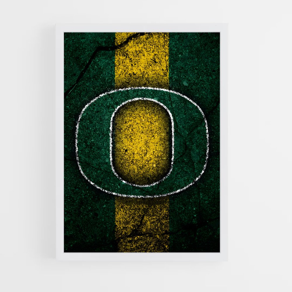 ap-oregon ducks-4 cadre Blanc