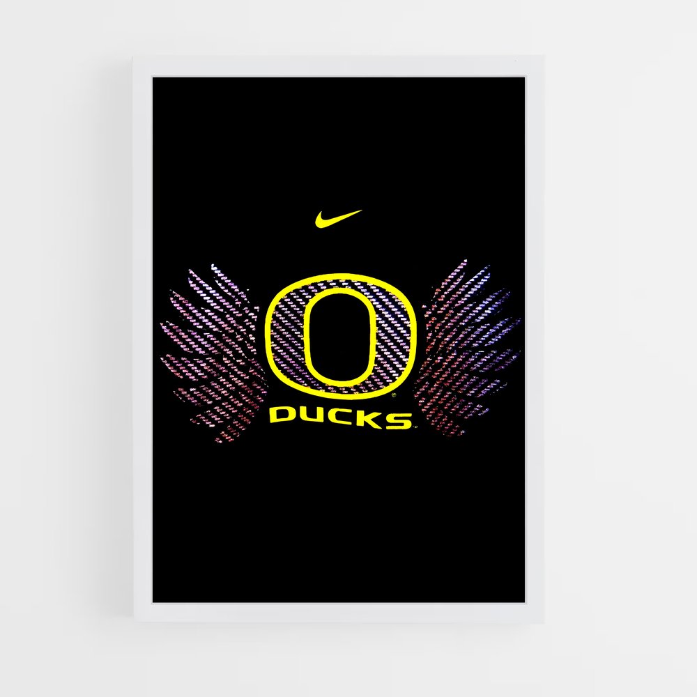 ap-oregon ducks-7 cadre Blanc