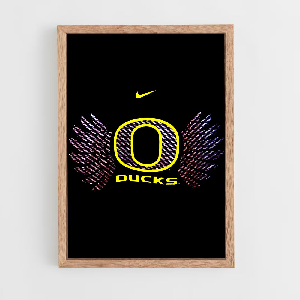 ap-oregon ducks-7 cadre Bois clair