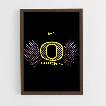 ap-oregon ducks-7 cadre Bois foncé