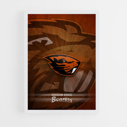 ap-oregon state beavers-2 cadre Blanc