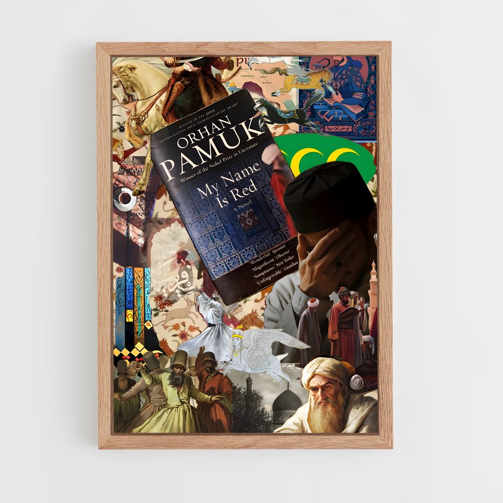 ap-orhan pamuk-1 cadre Bois clair