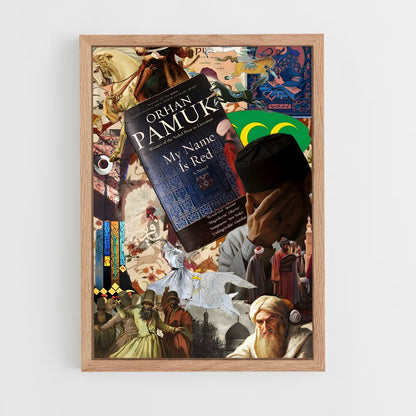 ap-orhan pamuk-1 cadre Bois clair