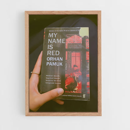 ap-orhan pamuk-7 cadre Bois clair