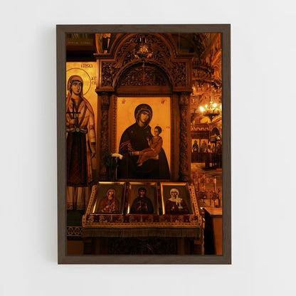 ap-orthodox christianity-3 cadre Bois foncé