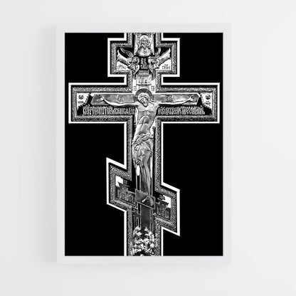 ap-orthodox cross-6 cadre Blanc
