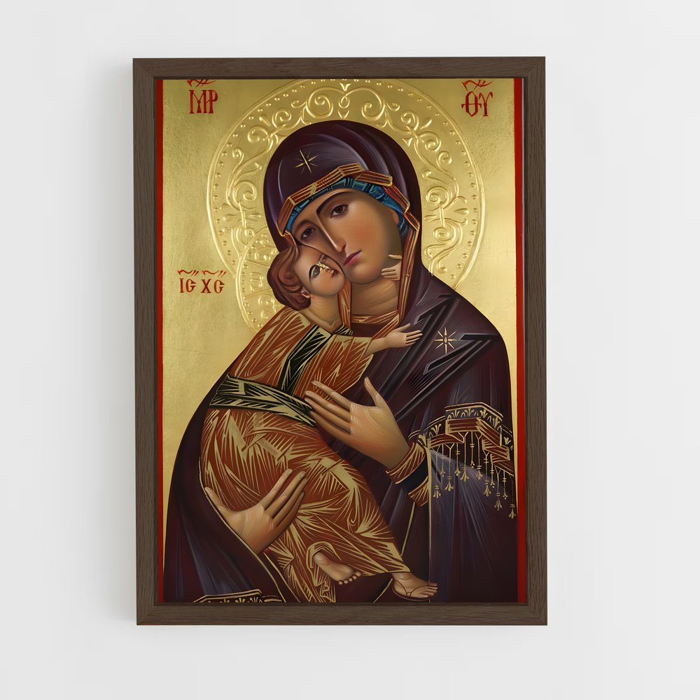 ap-orthodox icons-1 cadre Bois foncé
