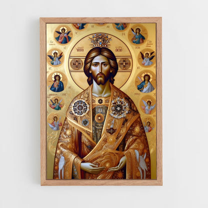 ap-orthodox icons-2 cadre Bois clair