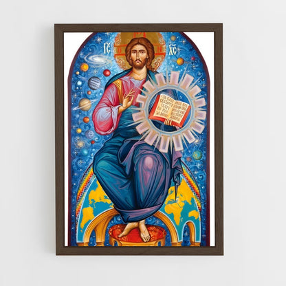 ap-orthodox icons-5 cadre Bois foncé