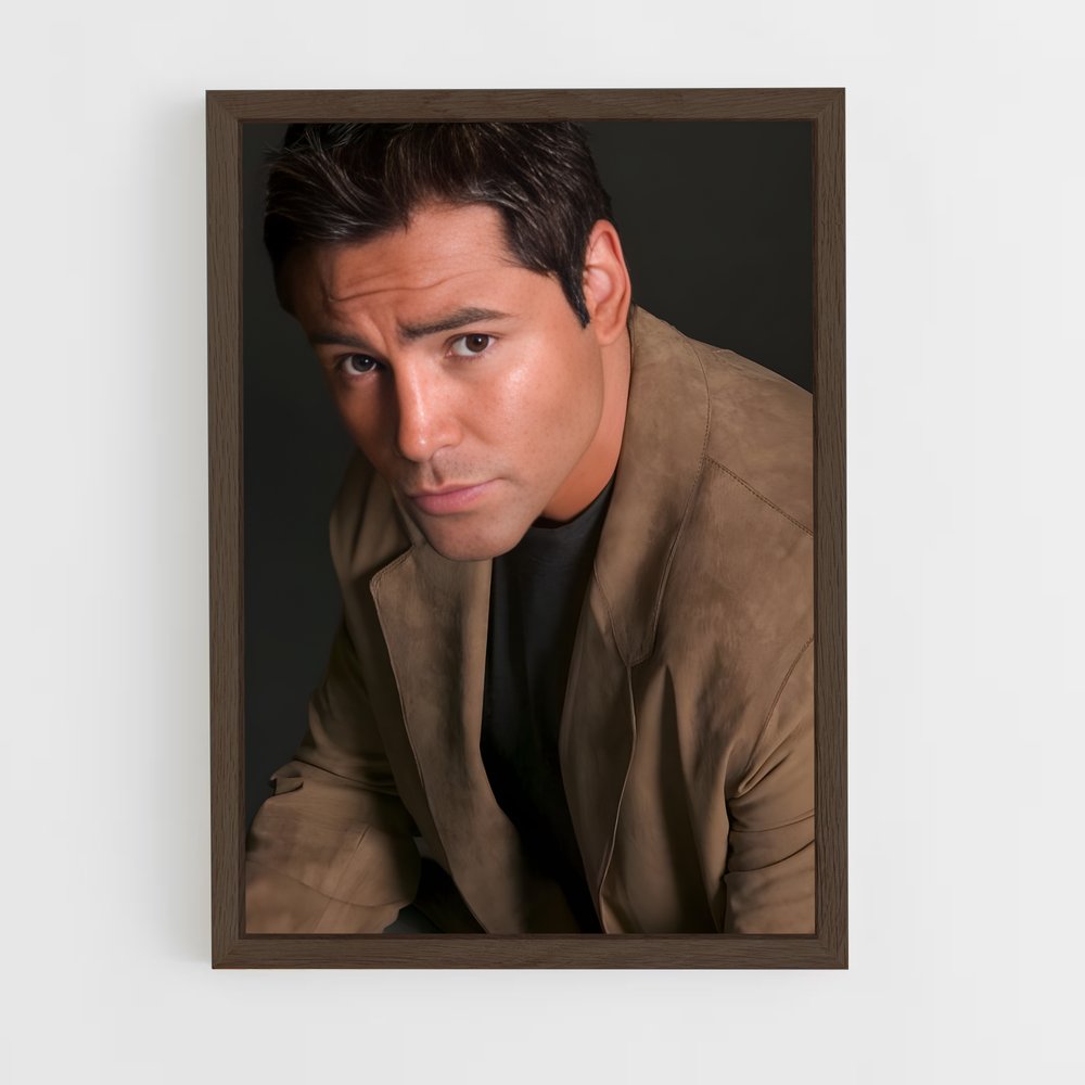 ap-oscar de la hoya-3 cadre Bois foncé